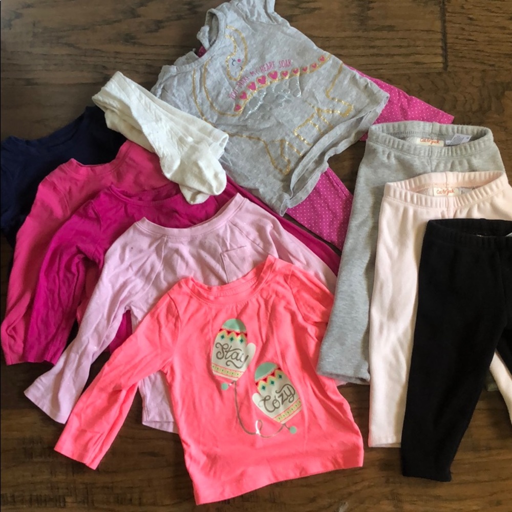 Bundle of 11 size 18m baby girl clothing items